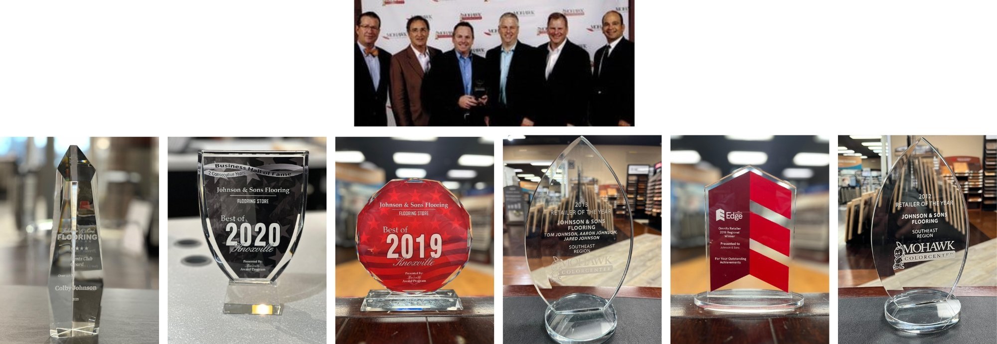 Awards and associations at Johnson & Sons Flooring