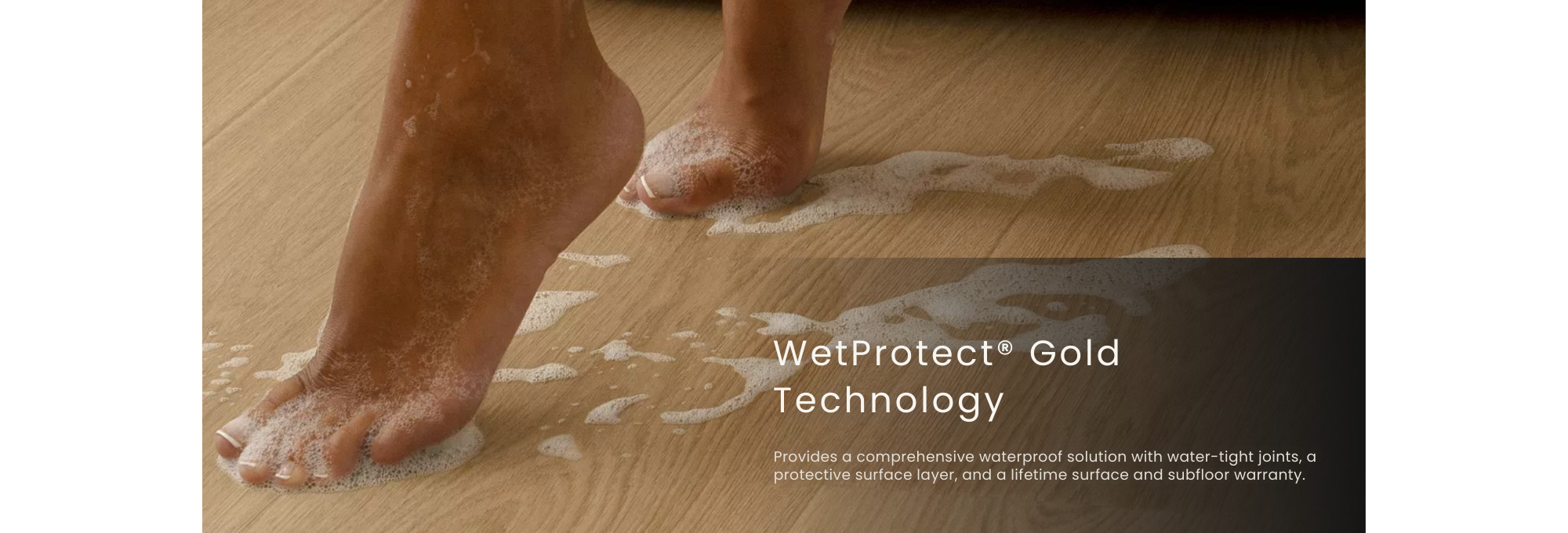 Waterproof Flooring with WetProtect Technology by Karastan in a luxury bathroom